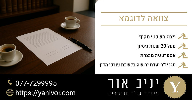 צוואה לדוגמא 1 צוואה לדוגמא - נוסח מוכן ודרישות החוק